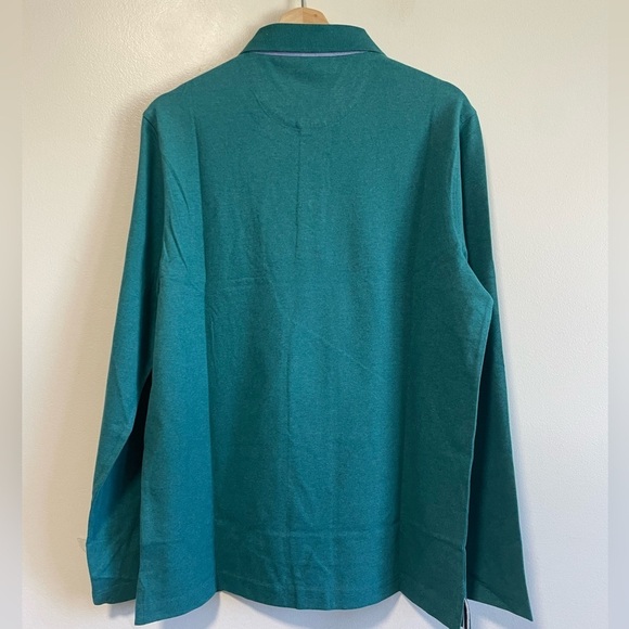 Walbusch Thermo Teal Blue Polo  Shirt BNWT - Picture 8 of 8